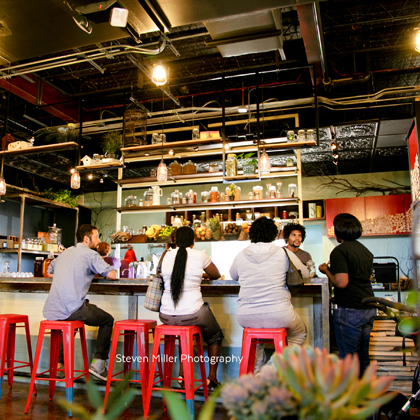 inside of east end market