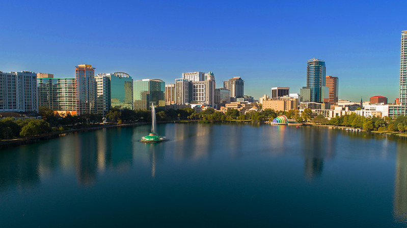 Lake Eola skyline