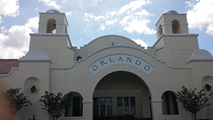 Front of Amtrak Station in Downtown South