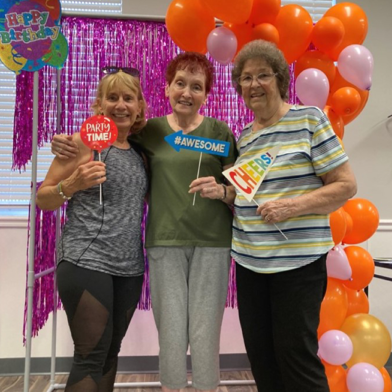 Birthday celebration at Beardall Senior Center