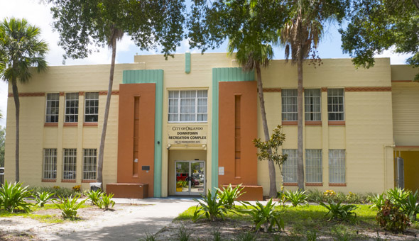 Exterior of the Orlando Downtown Recreation Center