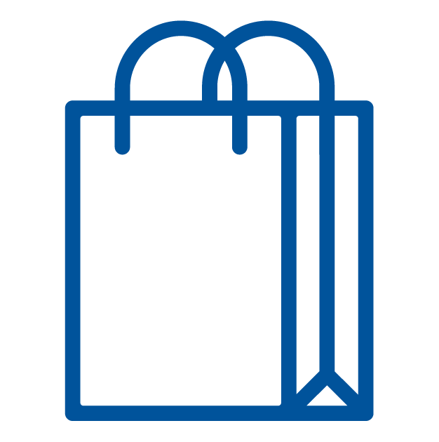 Shopping bag icon