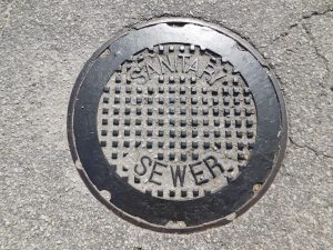 sewer access lid